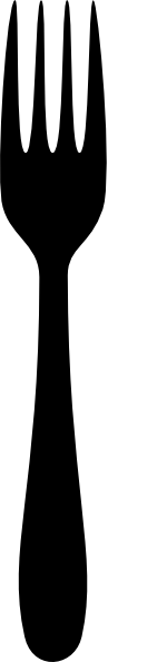 150x594 Vector Clipart Fork