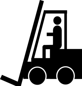 285x300 Forklift Clip Art