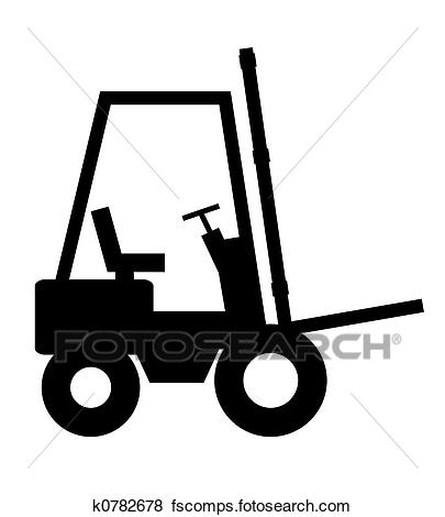 405x470 Stock Illustration Of Forklift K0782678