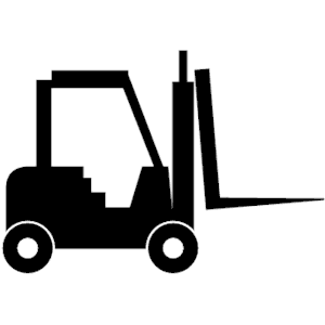 Forklift Clipart Black White | Free download on ClipArtMag