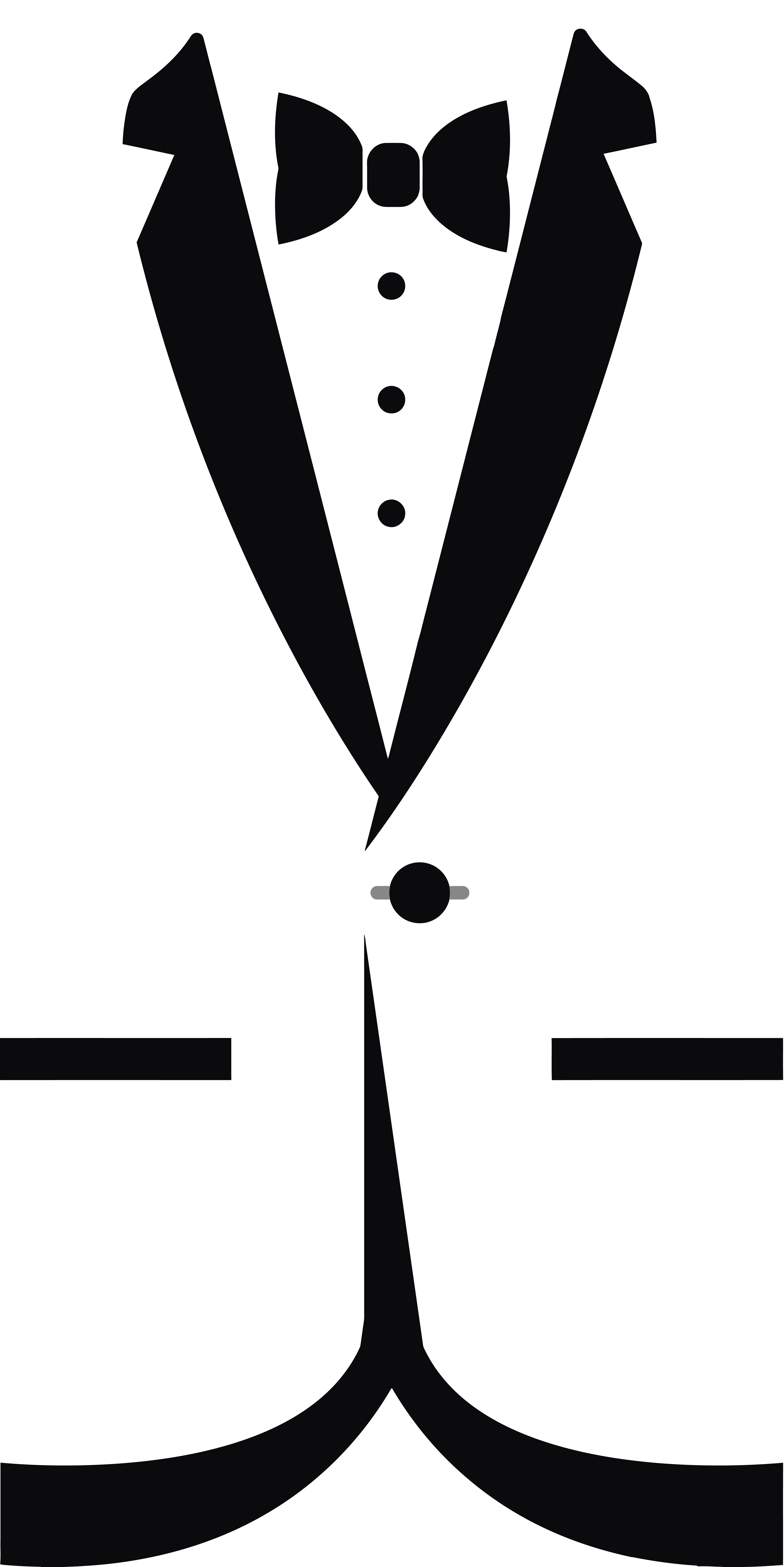 4000x7991 Tie Clipart Tuxedo Tie