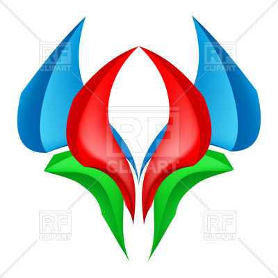 400x400 Colorful Abstract Forms Royalty Free Vector Clip Art Image