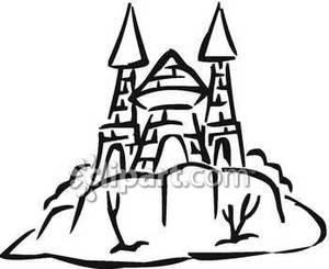 300x245 Fort Clipart Black And White