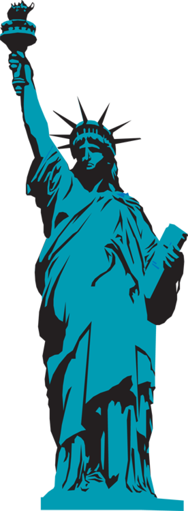 640x1739 Statue Of Liberty Clip Art Clipart Kid