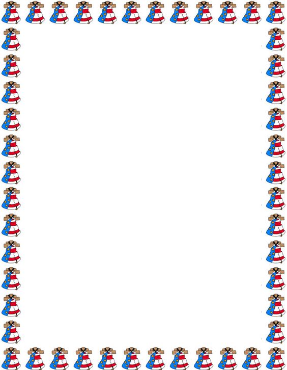 564x726 Patriotic Stationery For Letters Patrioticstationery Theme Free