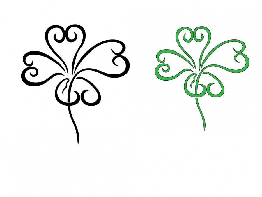 900x675 Four Leaf Clover Art Design