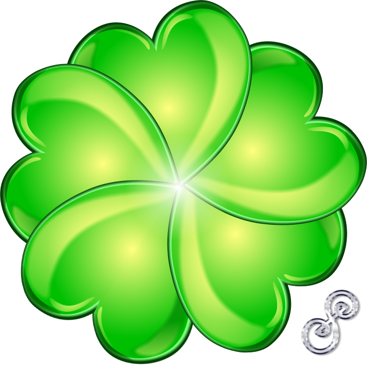 723x769 Four Leaf Clover For Luck!