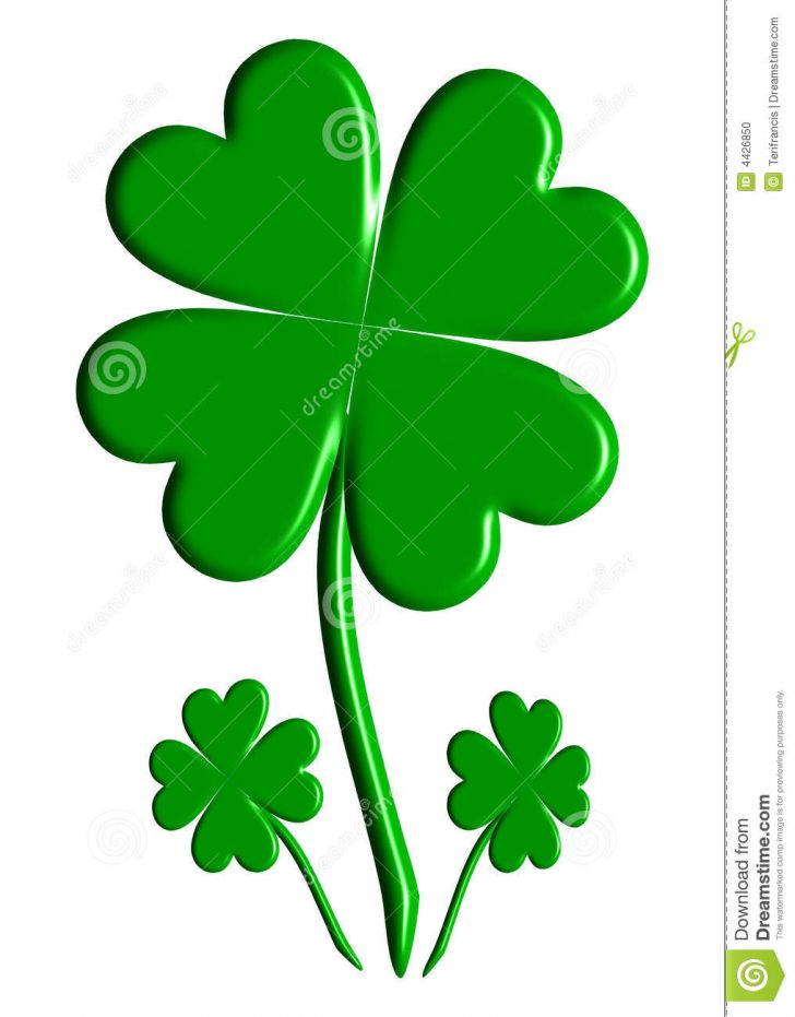 728x931 How To Draw A Four Leaf Clover Images Of Clovers Free Pictures