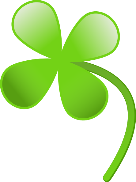 444x594 Four Leaves Clover Clip Art Free Vector 4vector