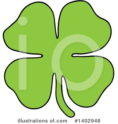 400x420 Four Leaf Clover Clipart