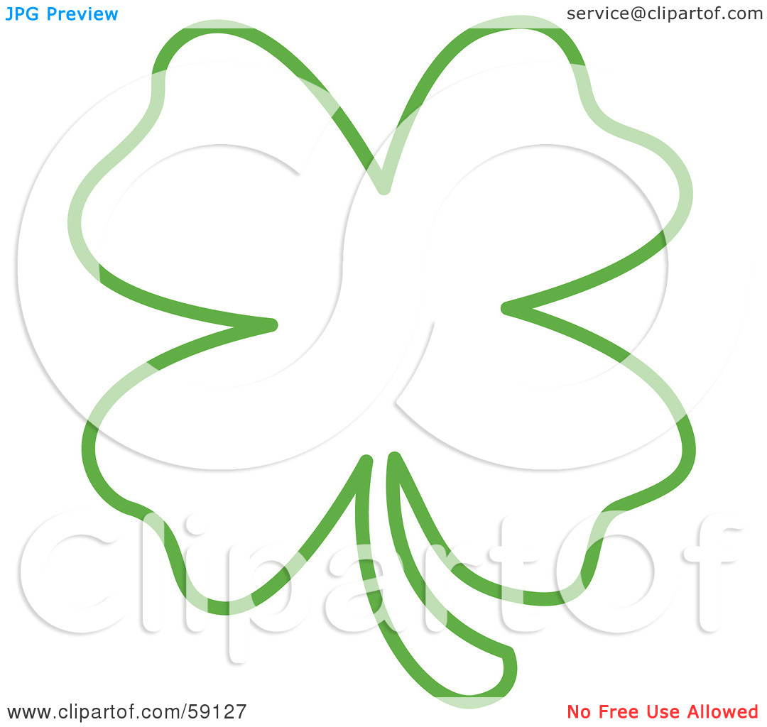 1080x1024 Clover Outline Clipart 2168942