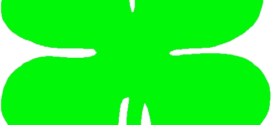 272x125 Four Leaf Clover Outline Free Download Clip Art Free Clip Art