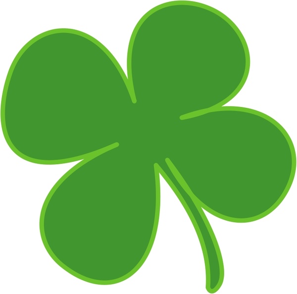 600x594 4 Leaf Clover Free Vector In Open Office Drawing Svg ( Svg