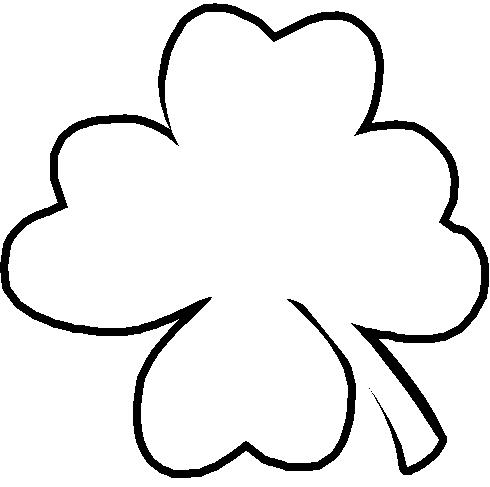 490x487 4 Leaf Clover Free Clover Clipart Holiday Stpatrick Clip Art 5