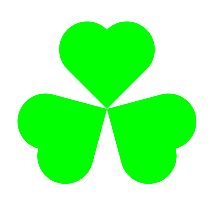 720x720 Clover Clipart Three