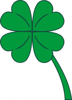 304x425 Four Leaf Clover Art