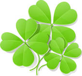 Four Leaf Clovers Clipart | Free download on ClipArtMag