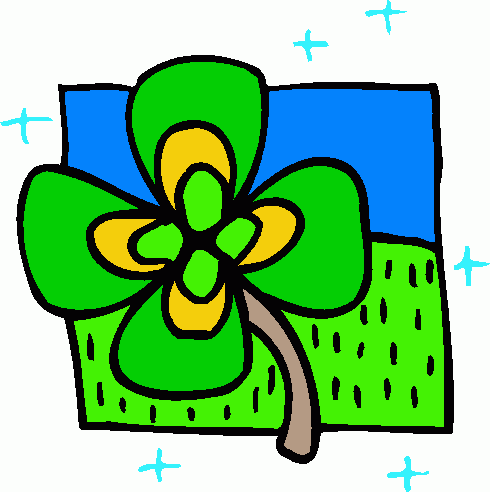 490x492 4 Leaf Clover Clipart