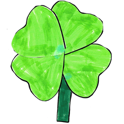 250x250 Four Leaf Clovershamrock