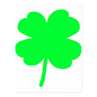324x324 Custom Four Leaf Clover Postcards Zazzle.co.uk