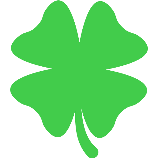 512x512 Four Leaf Clover Emoji For Facebook, Email Amp Sms Id  11562