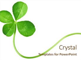 275x206 Four Leaf Clover Powerpoint Templates Crystalgraphics