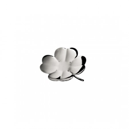 450x450 Silver Plated Lucky Four Leaf Clover Dish Trefle Christofle