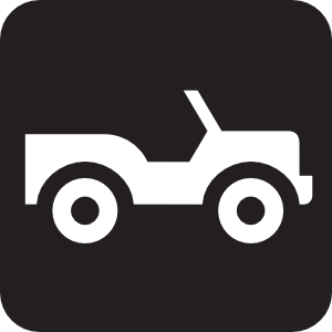 300x300 Four Wheel Drive Road Black Clip Art