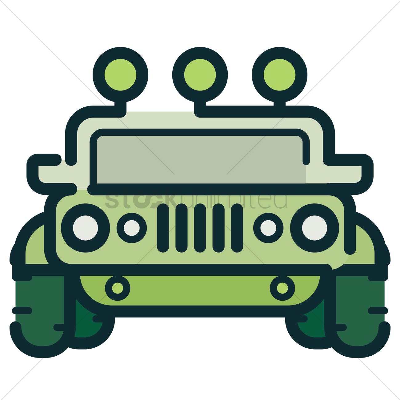 1300x1300 Four Wheeler Vector Image