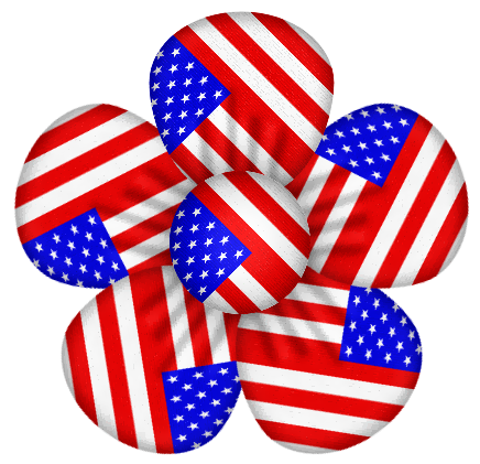 436x421 Usa Flag Flower Decor Png Clipartu200b Gallery Yopriceville