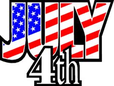 236x177 4th Of July Clip Art Clip Art Of The Words Of July