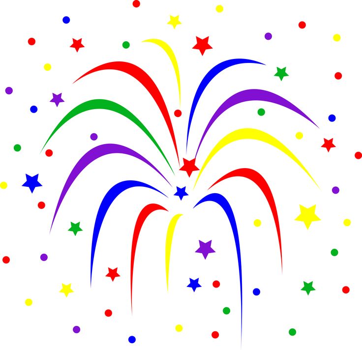 736x712 Free Clipart Fireworks Celebration