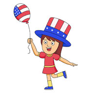 195x192 Free Fourth Of July Clipart