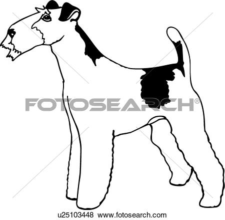 450x439 Fox Terrier Clipart