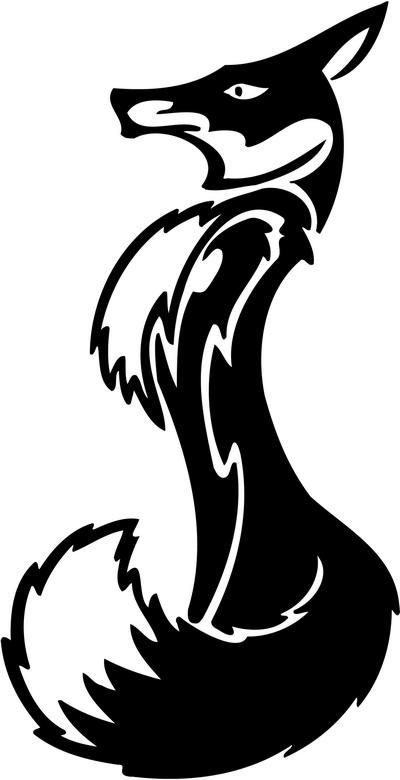 400x780 32 Best Fox Silhouette Tattoo Images Silhouette