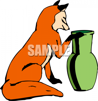 339x350 Royalty Free Fox Clip Art, Dog Clipart