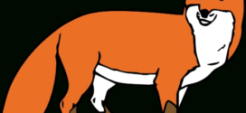 272x125 Fox Clip Art Black And White Free Clipart Images