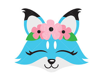 340x270 Fox Silhouette Art Etsy