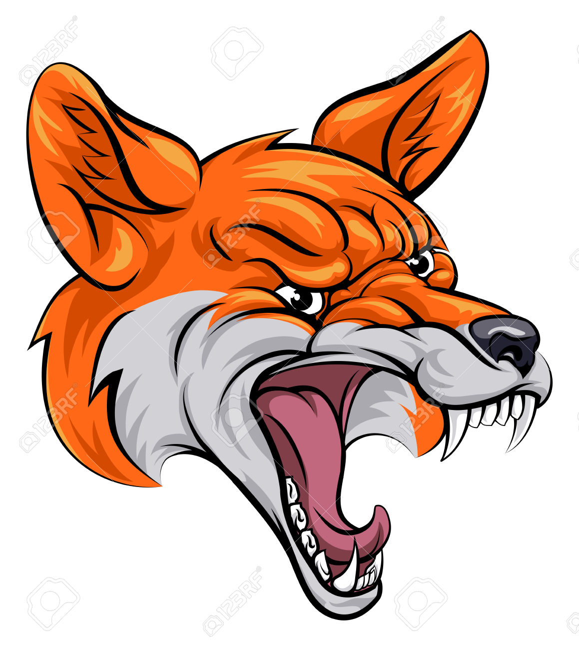 1159x1300 Scary Clipart Fox