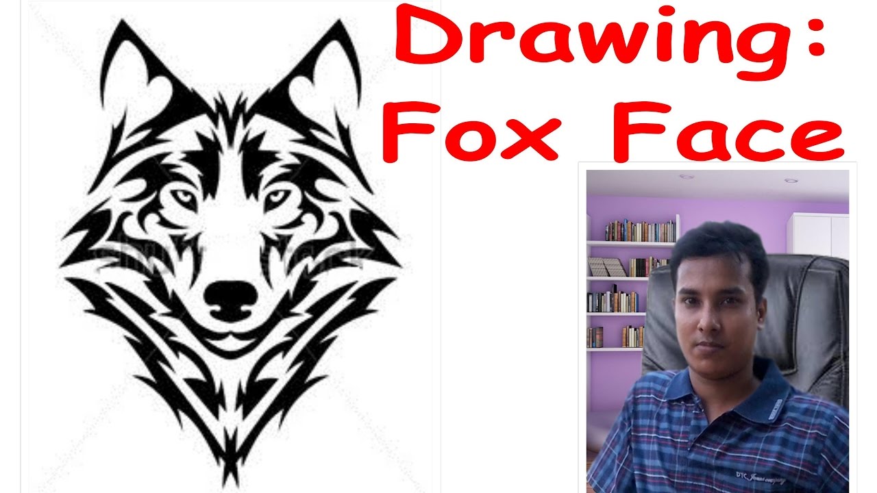 1280x720 How To Draw A Fox Face