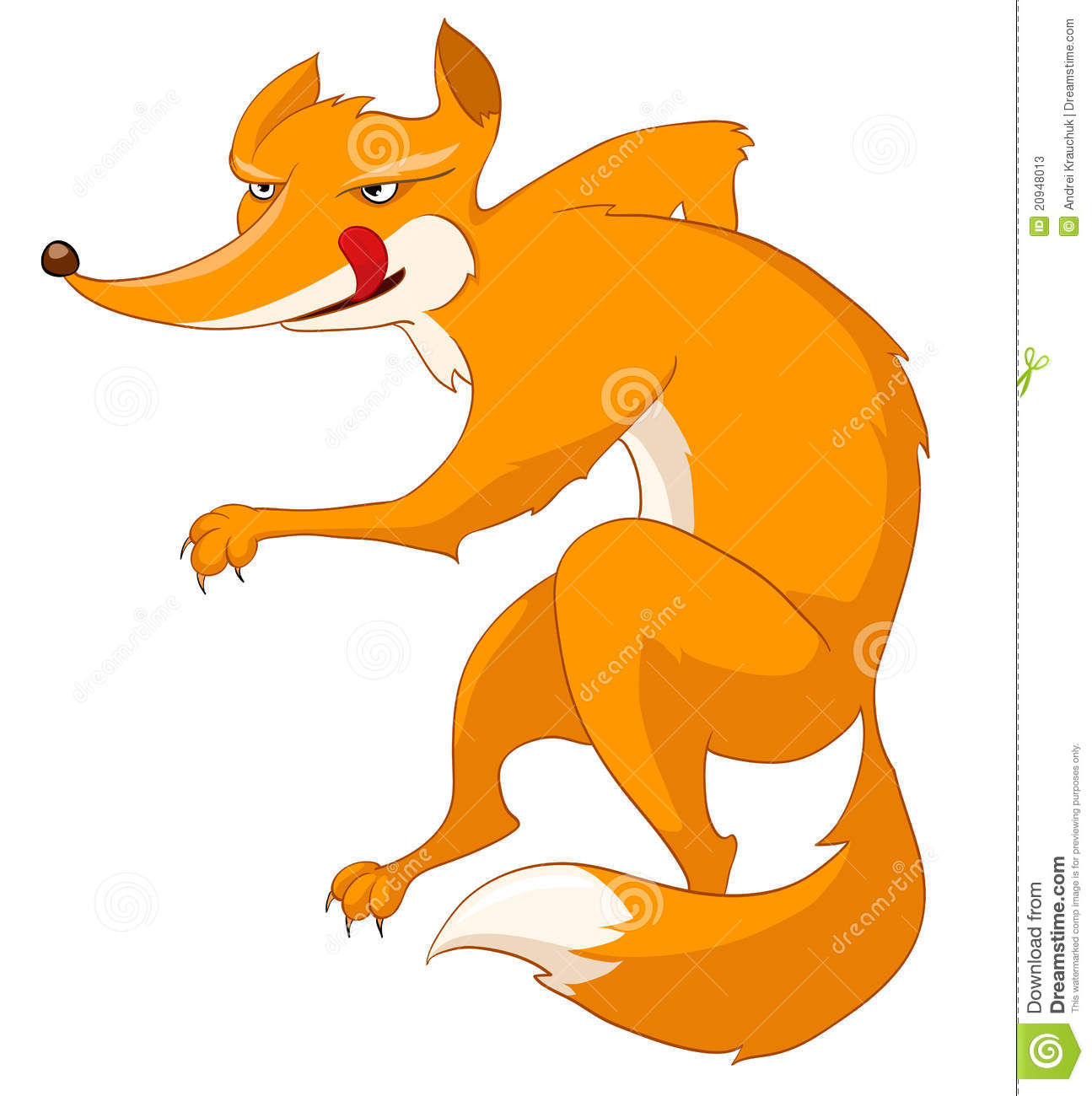 1295x1300 Cartoon Fox Clipart