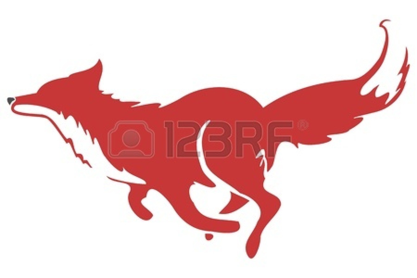 1350x900 Pics For Gt Sitting Fox Silhouette Stamp Ideas Fox