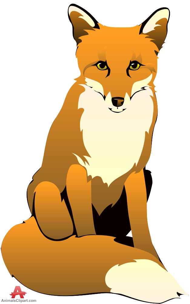 627x999 Fox Clipart Free Design Download