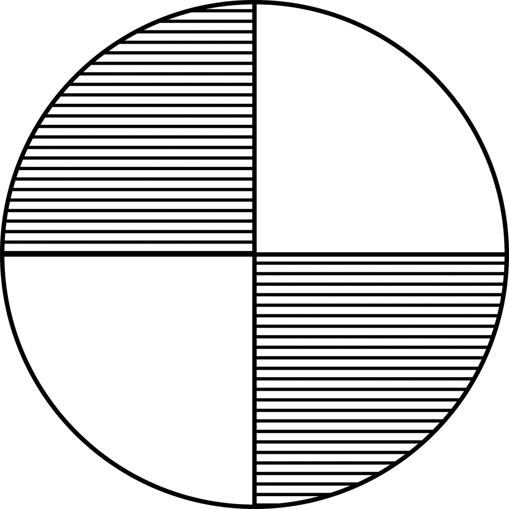 1024x1024 Quarter Circle Clipart