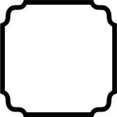 169x170 Clipart Of , Sign, Basic, Blank, Border, Square, Panel, Shapes