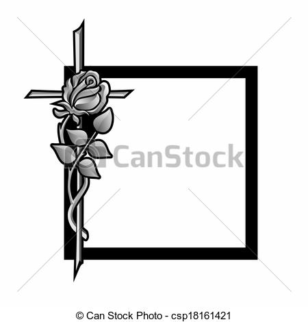 450x470 Frame Clipart Funeral