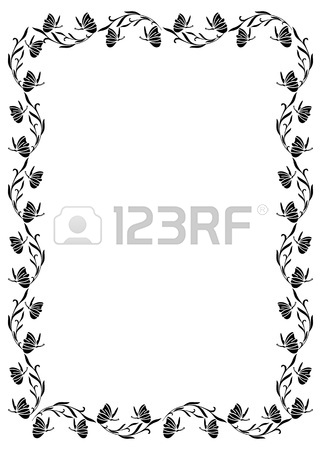 321x450 Elegant Heart Shaped Frame With Bluebells. Vector Clip Art