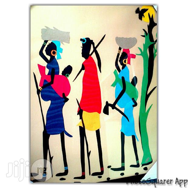 620x620 Masterpieces Collage Art Work Uniquely Framed In Transparent Glass