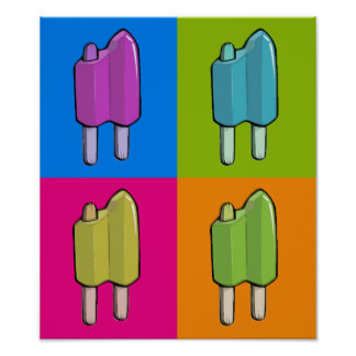 324x324 Popsicle Pop Art Amp Framed Artwork Zazzle