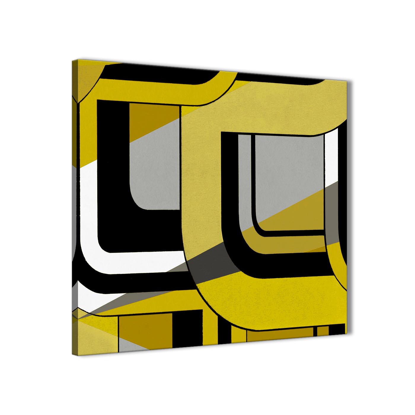 1400x1400 Yellow Grey Painting Kitchen Canvas Pictures Decor